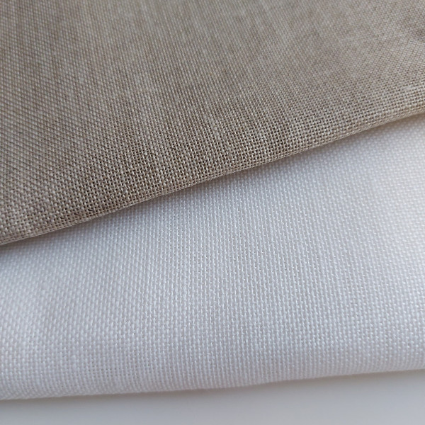 Fratelli Graziano - Emiane Linen - Color Cream - Width 180 cm